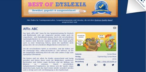 Dyslexia Quality Award